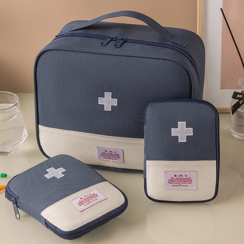 Travel Medicine Bag Pill Storage Pouch Outdoor Essentials Emergency Survival Bag Mini First-aid Kit Portable Home Storage Bag